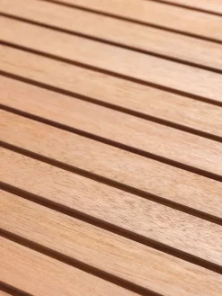 SIRDAL + HAMRAMesa SIRDAL L211 + 4 sillas HAMRA madera dura