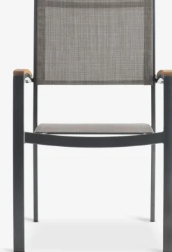 SIRDAL + SIRDALMesa SIRDAL L149 madera dura + 4 sillas SIRDAL gris