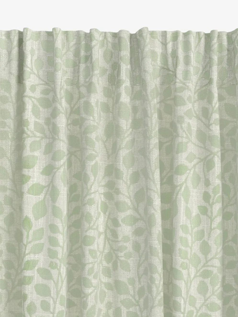 SKASENCortina SKASEN 1x140x300 hojas verde empolvado