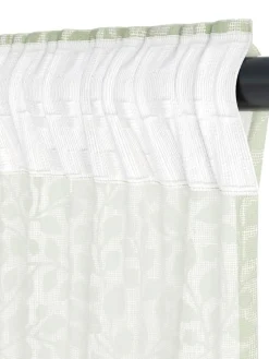 SKASENCortina SKASEN 1x140x300 hojas verde empolvado