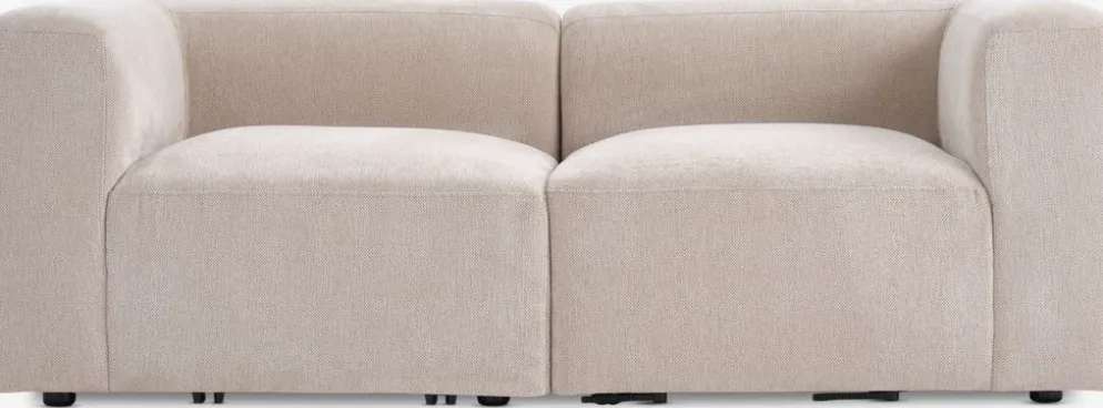 SKEJBYSofá modular SKEJBY 2 plazas tela beis