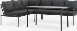 STROEMSTADConjunto muebles jardín STROEMSTAD 6 plazas negro