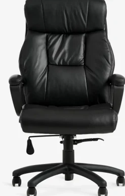 TJELESilla de oficina TJELE polipiel negro/negro