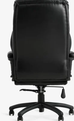 TJELESilla de oficina TJELE polipiel negro/negro