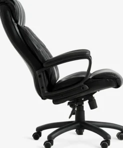 TJELESilla de oficina TJELE polipiel negro/negro