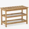 TOMMERUPBanco TOMMERUP con estantes roble natural