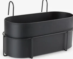 UGLEJardinera balcón UGLE A23xL37xA22 negro