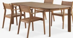 UVDAL + HAMRAMesa UVDAL L223 + 4 sillas HAMRA madera dura