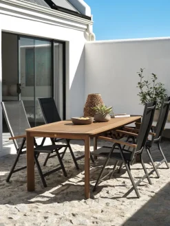 UVDAL + SIRDALMesa UVDAL L223 madera dura + 4 sillas SIRDAL gris