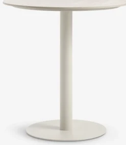 VAMDRUP + INGSTRUPMesa VAMDRUP Ø70 + 2 sillas INGSTRUP beis