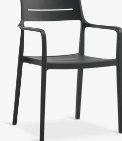 VAMDRUP + INGSTRUPMesa VAMDRUP Ø70 gris + 2 sillas INGSTRUP negro