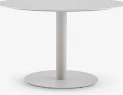 VAMDRUP + TAGMARKMesa VAMDRUP Ø120 + 4 sillas TAGMARK beis