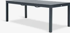 VATTRUP + MYSENMesa VATTRUP L206/321 negro + 4 sillas MYSEN gris