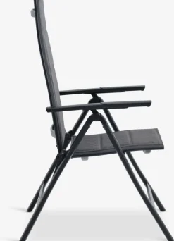 VATTRUP + MYSENMesa VATTRUP L172/276 negro + 4 sillas MYSEN gris