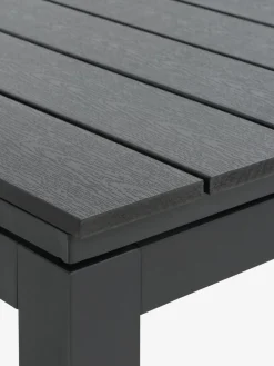 VATTRUP + MYSENMesa VATTRUP L172/276 negro + 4 sillas MYSEN gris