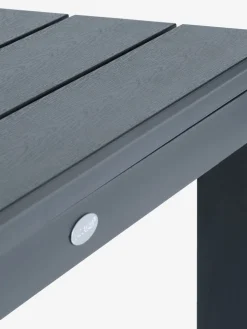 VATTRUP + MYSENMesa VATTRUP L172/276 negro + 4 sillas MYSEN gris