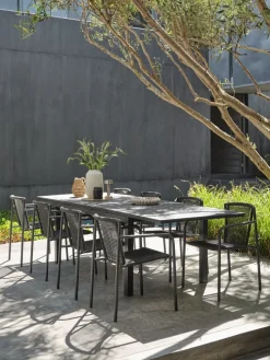 VATTRUPMesa de jardín VATTRUP A95xL172/276 negro