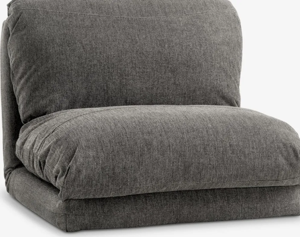 VEGGERSillón cama VEGGER tela gris