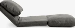 VEGGERSillón cama VEGGER tela gris