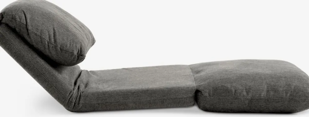 VEGGERSillón cama VEGGER tela gris