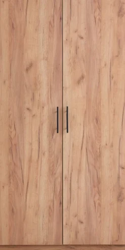 VIBYArmario VIBY 101x200 2 puertas color roble salvaje natural