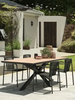 YPNASTEDMesa de jardín YPNASTED A100xL215 natural